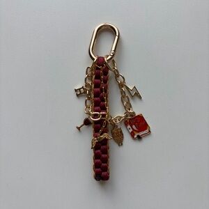 NEW Handmade Cord Keychain Bag Charm, HP Wizard Inspired